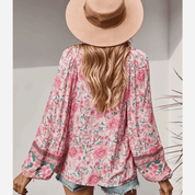 Blusa floral boho chic