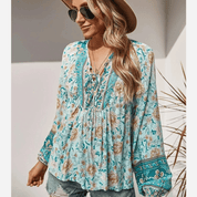 Blusa floral boho chic
