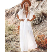 Vestido playero bohemio informal de verano