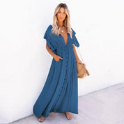 Vestido playero bohemio informal de verano