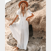 Vestido playero bohemio informal de verano