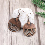 Antique Bronze Boho Drop Earrings