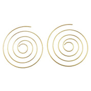Spiral Hoop Earrings