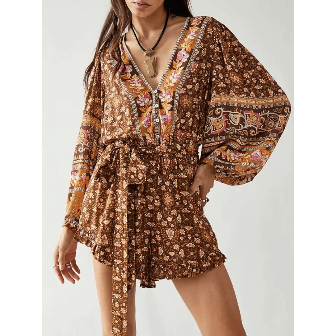 Mini mono floral bohemio