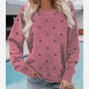 Camisa de manga larga con estampado de estrellas