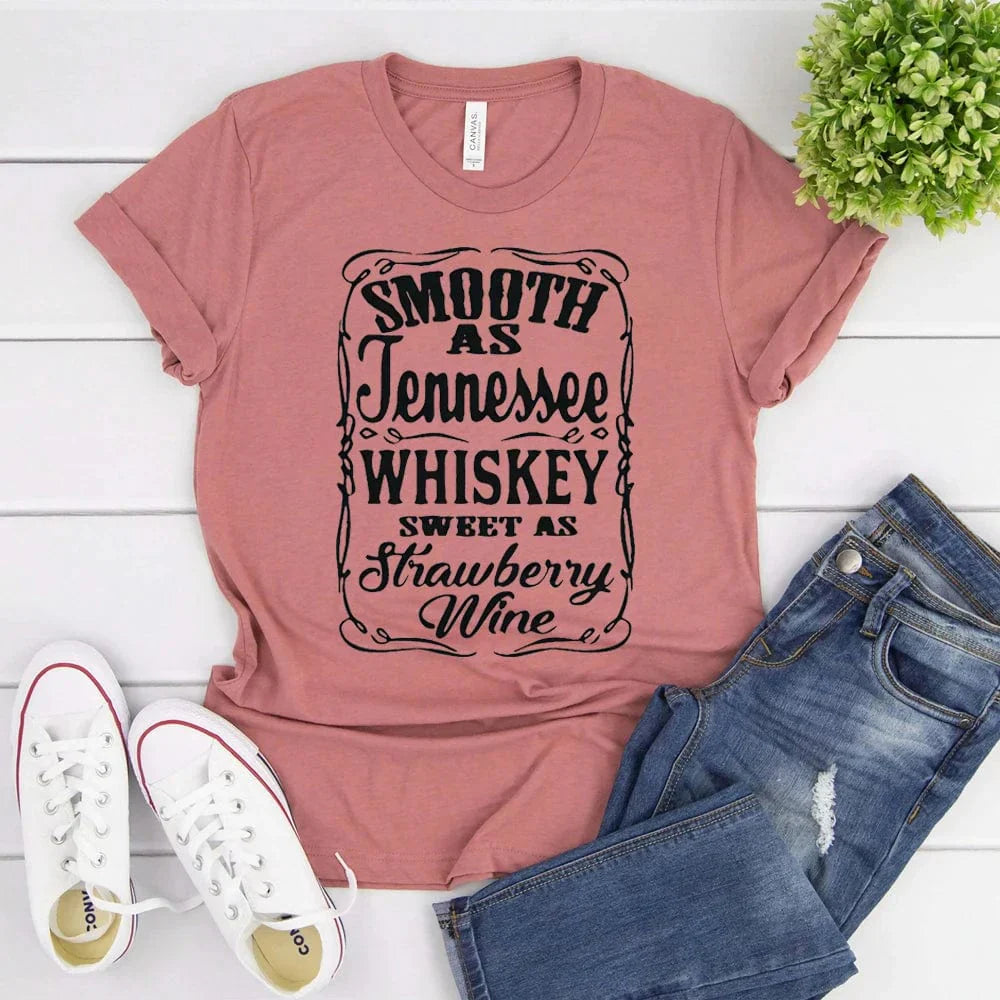 Camiseta gráfica de whisky de Tennessee